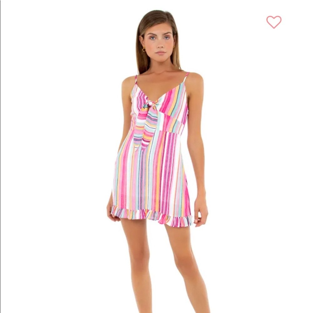 MINK PINK Cut Out Stripe Dress